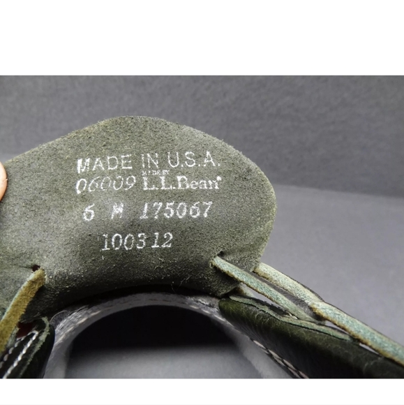 LL Bean Women 6 M Rubber Moc Rain Boot Duck Muck Brown Lo-Top 175067 Made in USA - Picture 9 of 9